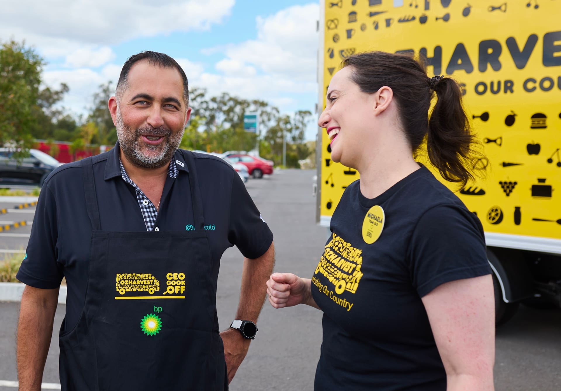 Avraam and Michaela from OzHarvest